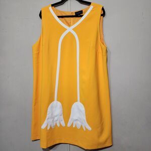 Victoria Beckham for Target Women's Marigold Tulip Sleeveless Mod Shift Dress 2X
